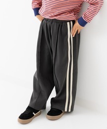 chil2 | ハイパーストレッチ 脇ラインワイドパンツ(その他パンツ)