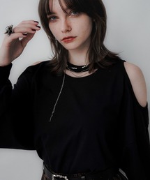 HARE | カットアウトビッグTシャツ(HARE)(Tシャツ/カットソー)