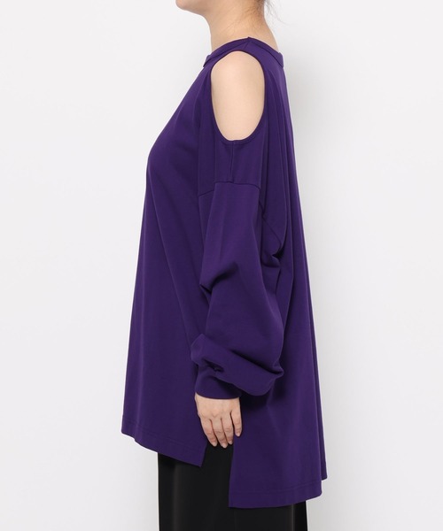 HARE（ハレ）の「カットアウトビッグTシャツ(HARE)（Tシャツ/カットソー・レディース・ブラック/パープル・FREE）」の20枚目の写真