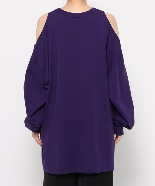 HARE（ハレ）の「カットアウトビッグTシャツ(HARE)（Tシャツ/カットソー・レディース・ブラック/パープル・FREE）」の21枚目の写真