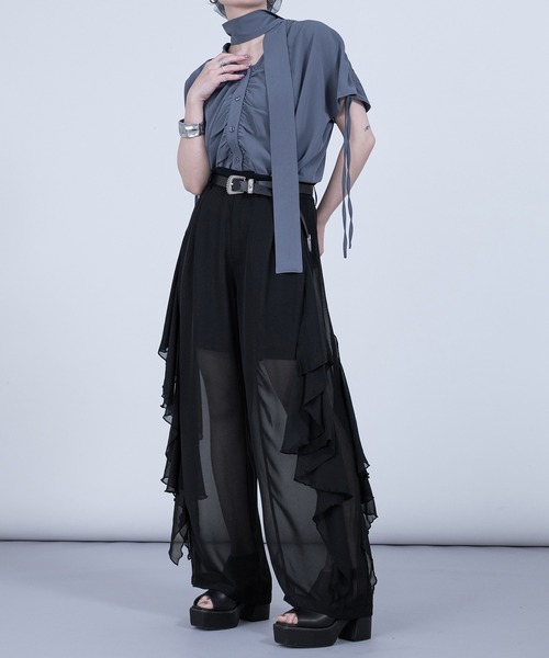 Ellno de Mavie（エルノデメヴィ）の「ラッフルシアーパンツ（その他パンツ・レディース・ブラック・FREE）」の10枚目の写真