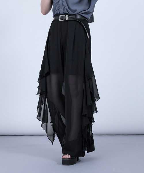 Ellno de Mavie（エルノデメヴィ）の「ラッフルシアーパンツ（その他パンツ・レディース・ブラック・FREE）」の7枚目の写真