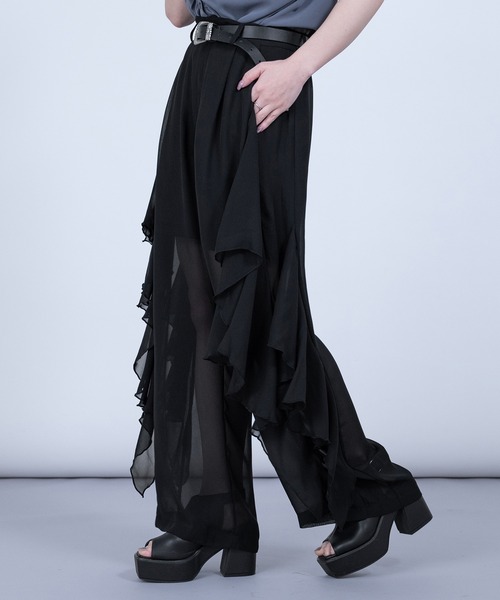 Ellno de Mavie（エルノデメヴィ）の「ラッフルシアーパンツ（その他パンツ・レディース・ブラック・FREE）」の8枚目の写真