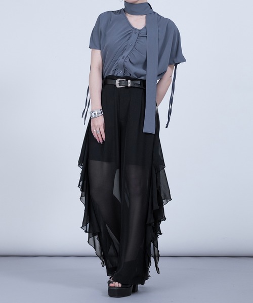 Ellno de Mavie（エルノデメヴィ）の「ラッフルシアーパンツ（その他パンツ・レディース・ブラック・FREE）」の12枚目の写真