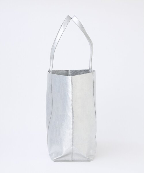 THE PAUSE（ザ ポーズ）の「【THE PAUSE】ペーパートート L（トートバッグ・レディース・シルバー・FREE）」の6枚目の写真