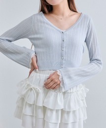 オリーブカラー」に該当するカーディガン/ボレロファッション