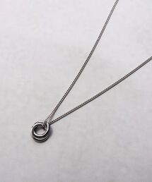 tk.TAKEO KIKUCHI（ティーケータケオキクチ）の「ダブルリングネックレス（ネックレス）」