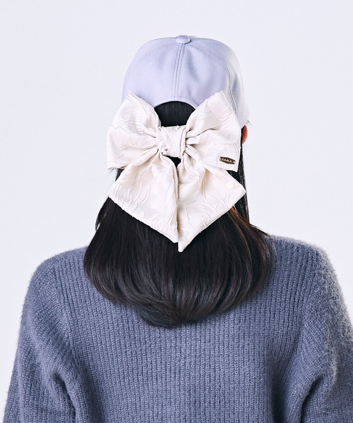 CA4LA（カシラ）の「HILDA 4（キャップ・レディース・ブラック/ベージュ/パープル・ONESIZE）」の6枚目の写真