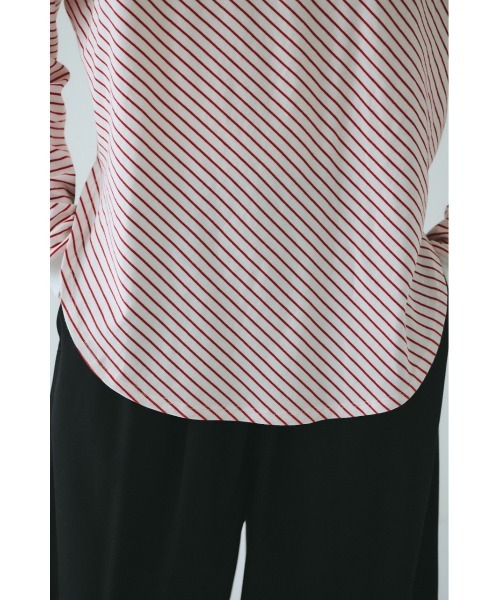 HeRIN.CYE(ヘリンドットサイ)の「Design border tops デザインボーダートップス(Tシャツ/カットソー・レディース・ブルー/レッド/ベージュ・FREE)」の11枚目の写真