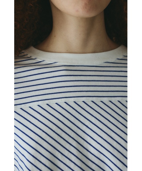 HeRIN.CYE(ヘリンドットサイ)の「Design border tops デザインボーダートップス(Tシャツ/カットソー・レディース・ブルー/レッド/ベージュ・FREE)」の22枚目の写真