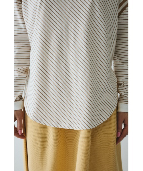 HeRIN.CYE(ヘリンドットサイ)の「Design border tops デザインボーダートップス(Tシャツ/カットソー・レディース・ブルー/レッド/ベージュ・FREE)」の16枚目の写真