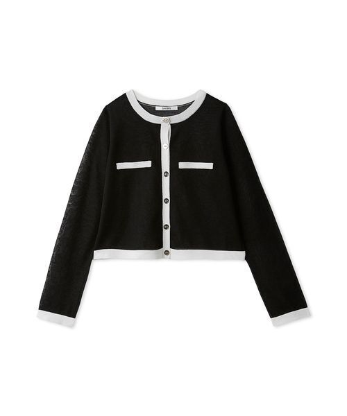 Sustainableメタルボタンシアーカーディガン（カーディガン/ボレロ