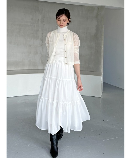 Sustainableメタルボタンシアーカーディガン（カーディガン/ボレロ