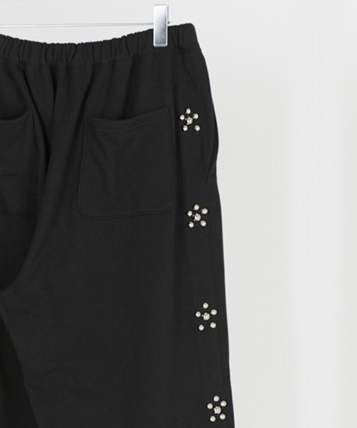DISCOVERED（ディスカバード）の「mp13996-FLOWER RAMPONI SWEAT PANTS スウェットパンツ(DC-CL-CU-05)（スウェットパンツ・メンズ・グレー/ブラック・1/3）」の7枚目の写真