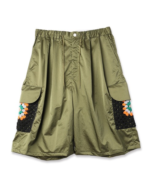 DISCOVERED(ディスカバード)の「KAJIF NYLON CROCHET POCKET CARGO SHORTS(カーゴパンツ・メンズ・ブラック/カーキ・1/3)」の15枚目の写真