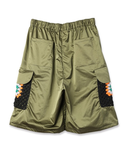 DISCOVERED(ディスカバード)の「KAJIF NYLON CROCHET POCKET CARGO SHORTS(カーゴパンツ・メンズ・ブラック/カーキ・1/3)」の16枚目の写真