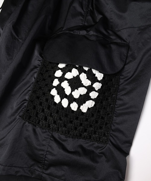 DISCOVERED(ディスカバード)の「KAJIF NYLON CROCHET POCKET CARGO SHORTS(カーゴパンツ・メンズ・ブラック/カーキ・1/3)」の7枚目の写真
