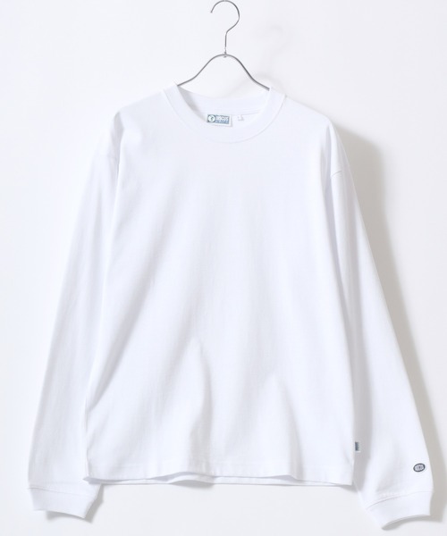 DISCUS（ディスカス）の「2026SS DISCUS/ディスカス USAコットン ワンポイントワッペン刺繍 ヘビーウエイト無地ロンT 長袖 ロングスリーブTシャツ レディース メンズ（Tシャツ/カットソー・メンズ・ネイビー/ブラック/ホワイト/グレー/アッシュグレー・L/XL/M）」の6枚目の写真