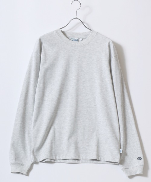 DISCUS（ディスカス）の「2026SS DISCUS/ディスカス USAコットン ワンポイントワッペン刺繍 ヘビーウエイト無地ロンT 長袖 ロングスリーブTシャツ レディース メンズ（Tシャツ/カットソー・メンズ・ネイビー/ブラック/ホワイト/グレー/アッシュグレー・L/XL/M）」の8枚目の写真