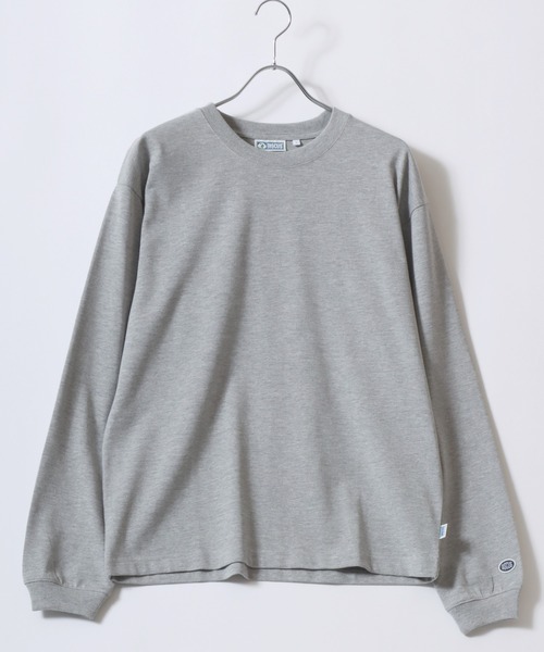 DISCUS（ディスカス）の「2026SS DISCUS/ディスカス USAコットン ワンポイントワッペン刺繍 ヘビーウエイト無地ロンT 長袖 ロングスリーブTシャツ レディース メンズ（Tシャツ/カットソー・メンズ・ネイビー/ブラック/ホワイト/グレー/アッシュグレー・L/XL/M）」の9枚目の写真