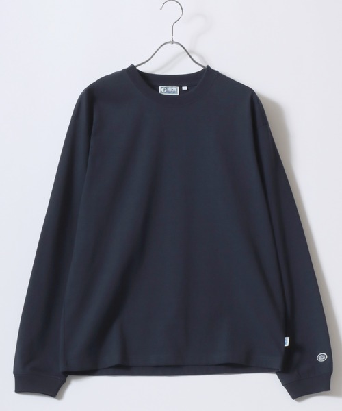 DISCUS（ディスカス）の「2026SS DISCUS/ディスカス USAコットン ワンポイントワッペン刺繍 ヘビーウエイト無地ロンT 長袖 ロングスリーブTシャツ レディース メンズ（Tシャツ/カットソー・メンズ・ネイビー/ブラック/ホワイト/グレー/アッシュグレー・L/XL/M）」の10枚目の写真