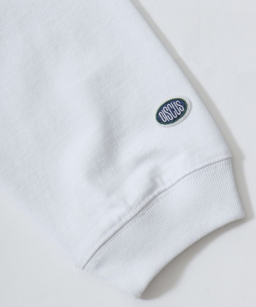 DISCUS（ディスカス）の「2026SS DISCUS/ディスカス USAコットン ワンポイントワッペン刺繍 ヘビーウエイト無地ロンT 長袖 ロングスリーブTシャツ レディース メンズ（Tシャツ/カットソー・メンズ・ネイビー/ブラック/ホワイト/グレー/アッシュグレー・L/XL/M）」の13枚目の写真