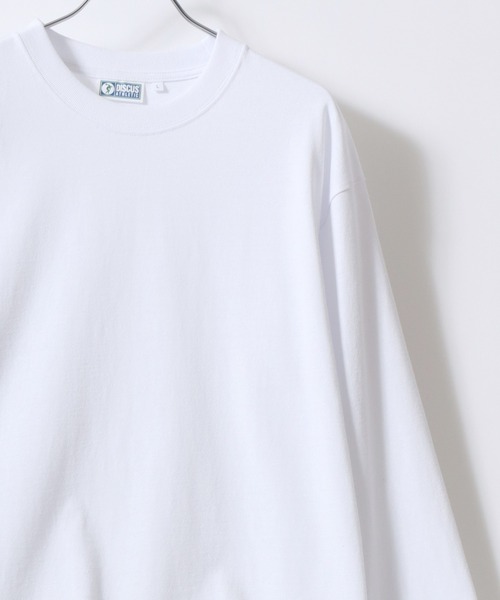 DISCUS（ディスカス）の「2026SS DISCUS/ディスカス USAコットン ワンポイントワッペン刺繍 ヘビーウエイト無地ロンT 長袖 ロングスリーブTシャツ レディース メンズ（Tシャツ/カットソー・メンズ・ネイビー/ブラック/ホワイト/グレー/アッシュグレー・L/XL/M）」の20枚目の写真