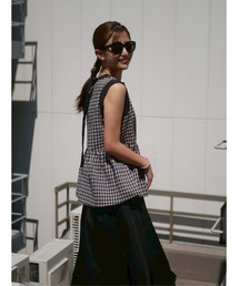 BeBeoD（べベッド）の「ギンガムチェックペプラムトップス（その他トップス）」