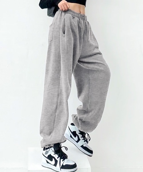 SpRay（スプレイ）の「裾スピンドルパンツ（その他パンツ・レディース・グレー/オートミール・MEDIUM）」の2枚目の写真