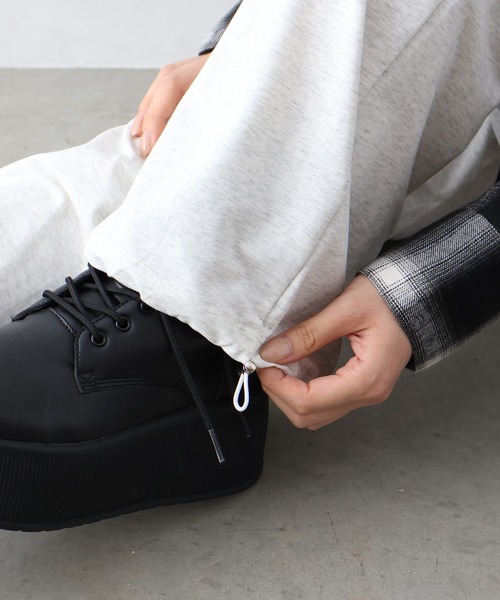 SpRay（スプレイ）の「裾スピンドルパンツ（その他パンツ・レディース・グレー/オートミール・MEDIUM）」の12枚目の写真