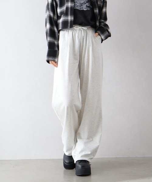 SpRay（スプレイ）の「裾スピンドルパンツ（その他パンツ・レディース・グレー/オートミール・MEDIUM）」の15枚目の写真