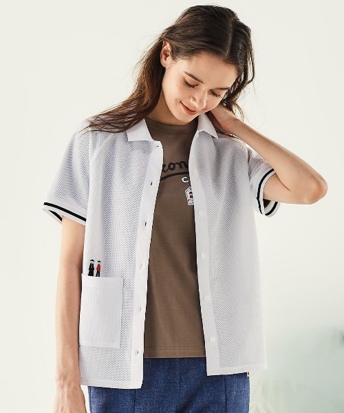 Picone CLUB(ピッコーネクラブ)の「コットン100%UV冷感プリントTシャツ(Tシャツ/カットソー・レディース・ホワイト/ブラウン/ブラック・S/L/M)」の11枚目の写真