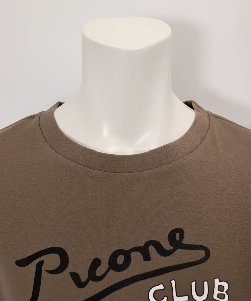 Picone CLUB(ピッコーネクラブ)の「コットン100%UV冷感プリントTシャツ(Tシャツ/カットソー・レディース・ホワイト/ブラウン/ブラック・S/L/M)」の14枚目の写真