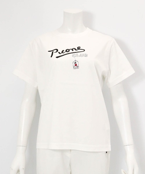 Picone CLUB(ピッコーネクラブ)の「コットン100%UV冷感プリントTシャツ(Tシャツ/カットソー・レディース・ホワイト/ブラウン/ブラック・S/L/M)」の20枚目の写真