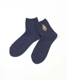 POLO RALPH LAUREN | POLO RALPH LAUREN オーガニックコットン混 チャールズベア ショートソックス 02012497(ソックス/靴下)