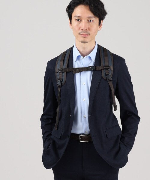TAKEO KIKUCHI(タケオキクチ)の「【3WAY/PC対応】コーデュラ(R)コーティング バッグ(バックパック/リュック・メンズ・ブルー系その他/ブラック・00)」の22枚目の写真
