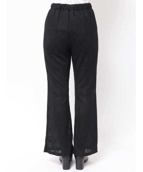 TONAL(トーナル)の「ストレッチレースフリルパンツ(その他パンツ・レディース・ブラック・MEDIUM)」の5枚目の写真