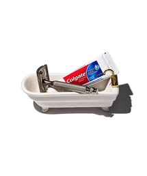 PUEBCO(vGuR)BATHROOM JEWELRY TRAY Bathtub(CeAG)