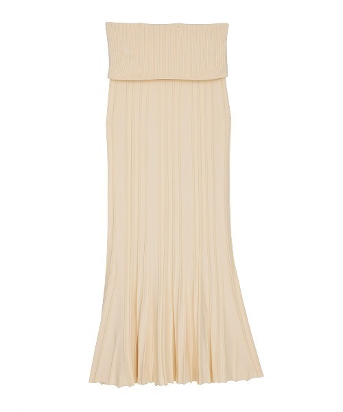 Ameri（アメリ）の「PLEATS CORSET KNIT SKIRT（スカート）」 - WEAR