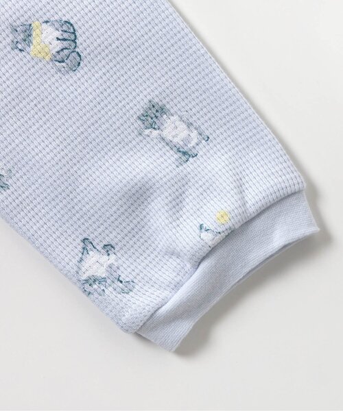 apres les cours（アプレレクール）の「GIRLSバラエティワッフルパジャマ（ルームウェア/パジャマ・キッズ・ラベンダー/ピンク/サックスブルー/アイボリー・80/110/120/130/90/100）」の5枚目の写真