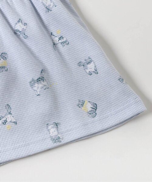 apres les cours（アプレレクール）の「GIRLSバラエティワッフルパジャマ（ルームウェア/パジャマ・キッズ・ラベンダー/ピンク/サックスブルー/アイボリー・80/110/120/130/90/100）」の7枚目の写真