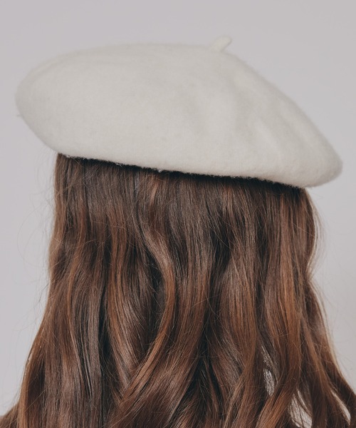 REDYAZEL（レディアゼル）の「メタルプレートベレー（キャスケット・レディース・ブラック/オレンジ/オフホワイト/ブラウン・FREE）」の18枚目の写真