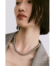 un/neu（アンノイ）の「BIGボールチェーンネックレス（ネックレス）」
