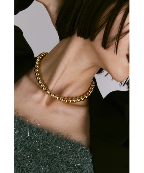 BIGボールチェーンネックレス（ネックレス）｜un/neu（アンノイ）の