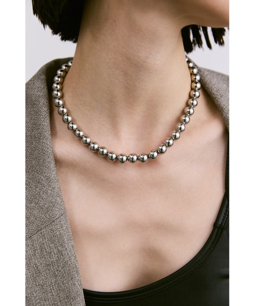 BIGボールチェーンネックレス（ネックレス）｜un/neu（アンノイ）の
