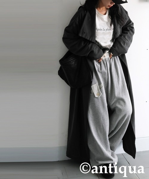 antiqua(アンティカ)の「アクセントポケット付き カーブパンツ(その他パンツ・レディース・杢グレー/ブラック・ONESIZE)」の17枚目の写真