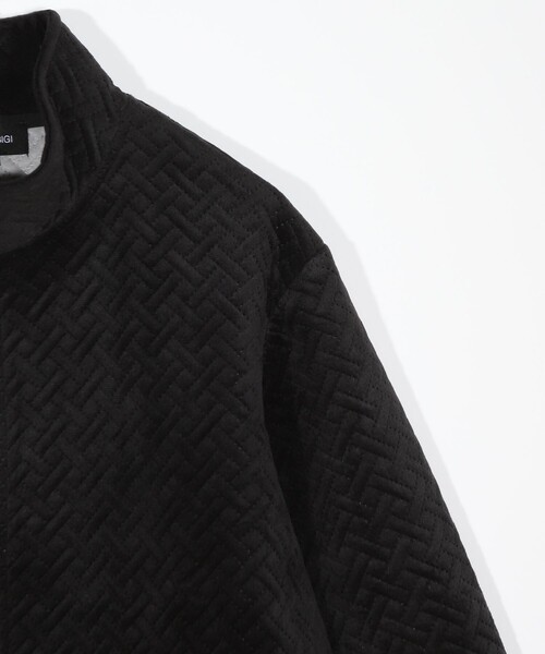 MEN'S BIGI（メンズビギ）の「ベロアキルトステッチブルゾン（ブルゾン・メンズ・ブラック/モカ・04/03/02/01）」の18枚目の写真