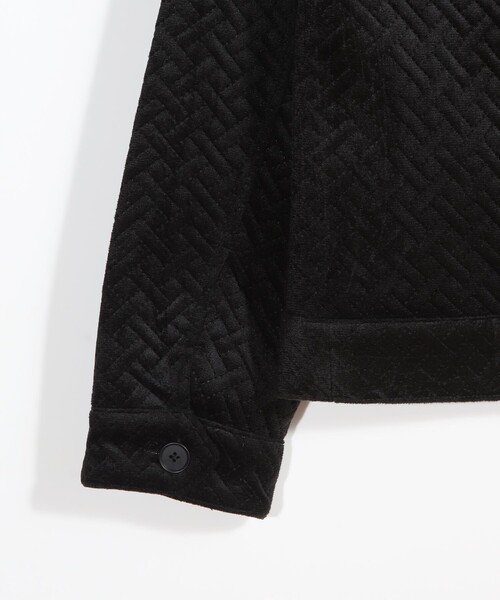 MEN'S BIGI（メンズビギ）の「ベロアキルトステッチブルゾン（ブルゾン・メンズ・ブラック/モカ・04/03/02/01）」の21枚目の写真