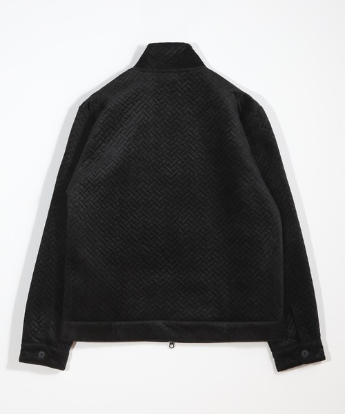 MEN'S BIGI（メンズビギ）の「ベロアキルトステッチブルゾン（ブルゾン・メンズ・ブラック/モカ・04/03/02/01）」の9枚目の写真