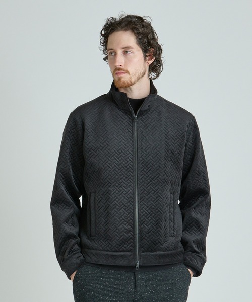 MEN'S BIGI（メンズビギ）の「ベロアキルトステッチブルゾン（ブルゾン・メンズ・ブラック/モカ・04/03/02/01）」の14枚目の写真